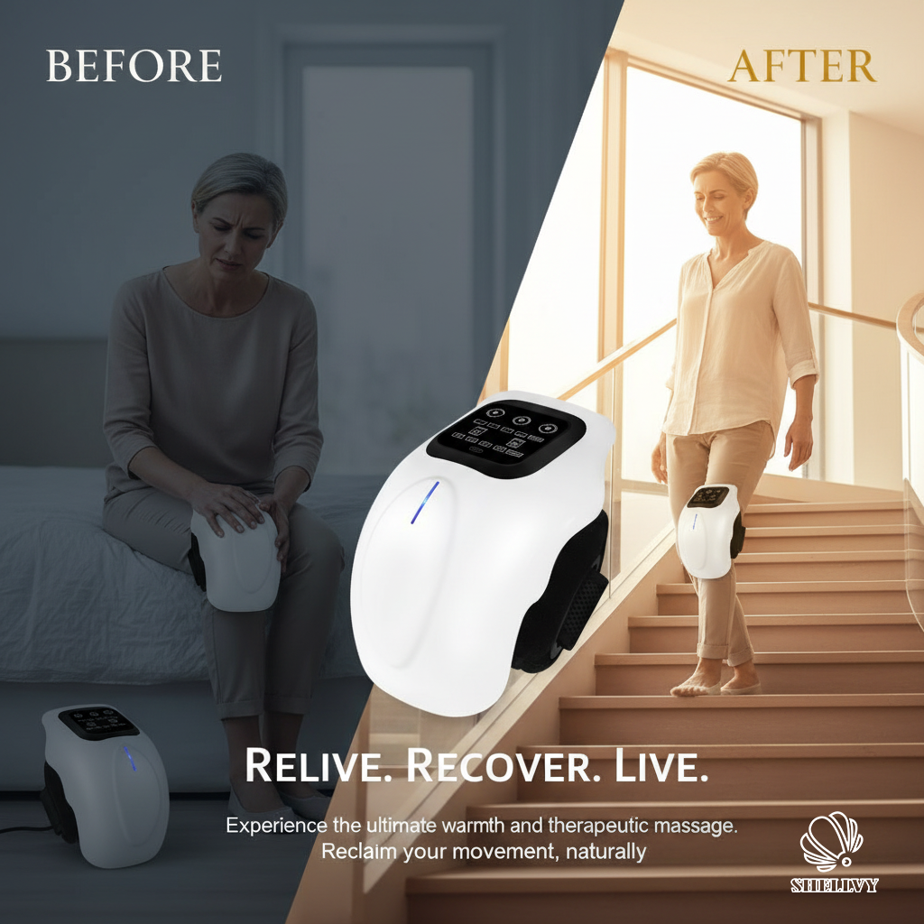 SHELLVY Smart Infrared Knee Massager.
