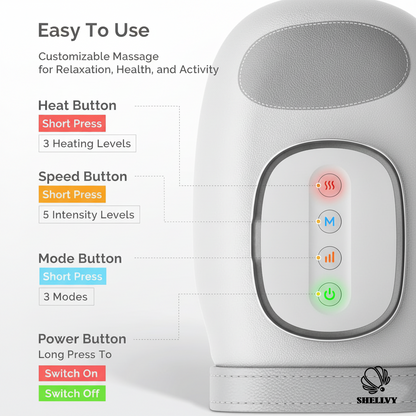 SHELLVY Smart Infrared Hand Massager