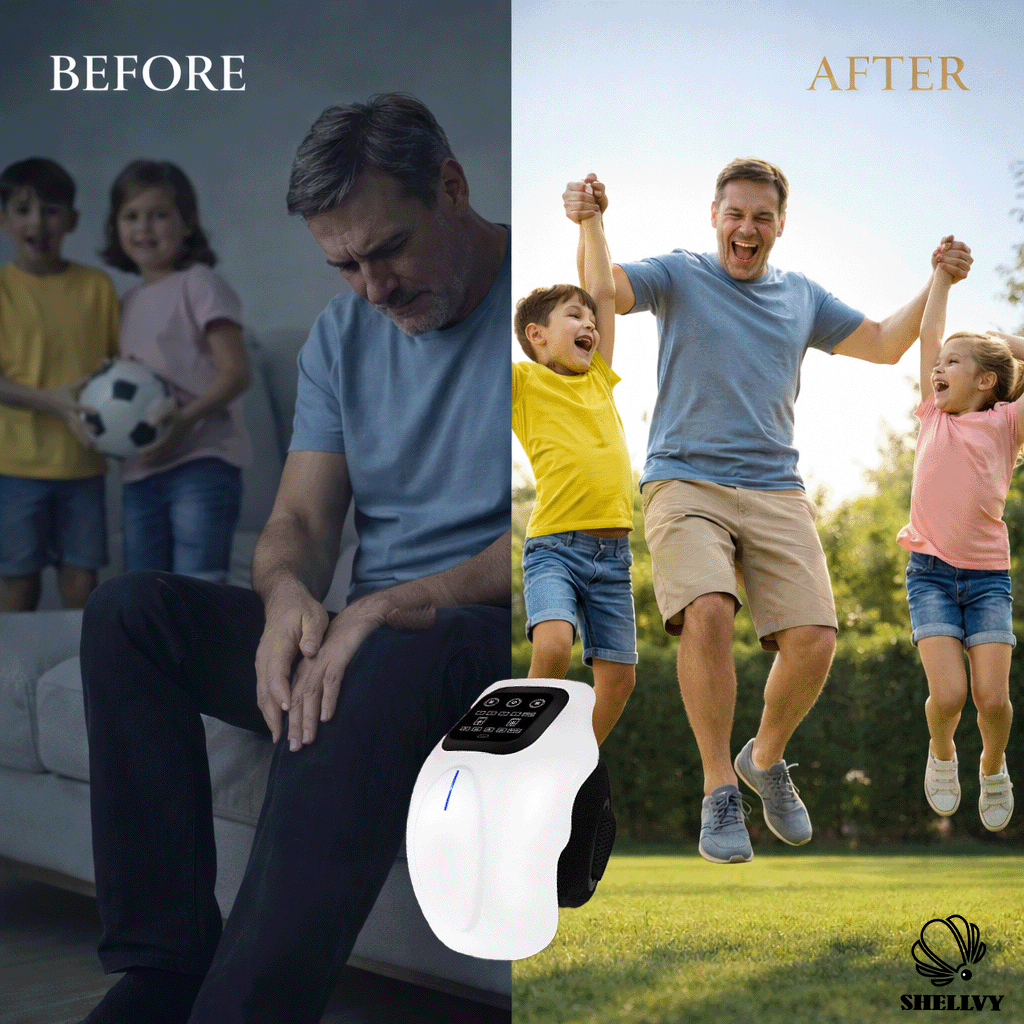SHELLVY Smart Infrared Knee Massager.