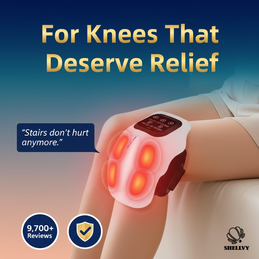SHELLVY Smart Infrared Knee Massager.